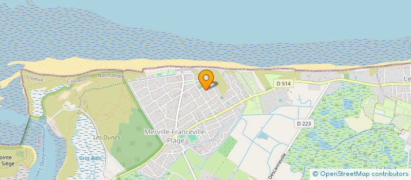 localisation de l'entreprise MONSIEUR DAMIEN BURNEL  MERVILLE-FRANCEVILLE-PLAGE