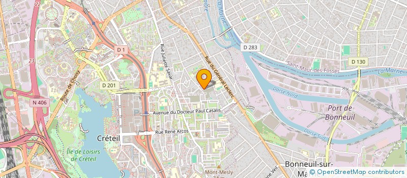 localisation de l'entreprise MONSIEUR DAMIEN BUTON  CRETEIL