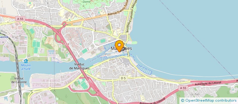 localisation de l'entreprise MONSIEUR DAMIEN CACI à MARTIGUES