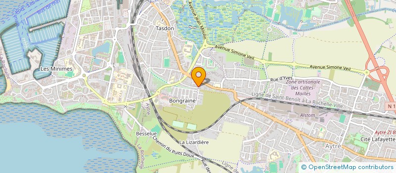 localisation de l'entreprise MONSIEUR DAMIEN CADENE  LA ROCHELLE