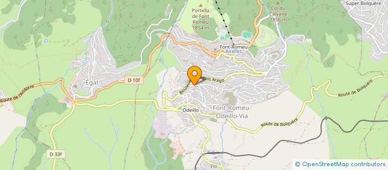 localisation de l'entreprise MONSIEUR DAMIEN CAILLOL  FONT-ROMEU-ODEILLO-VIA