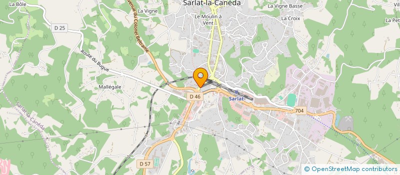 localisation de l'entreprise MONSIEUR DAMIEN CALAS à SARLAT-LA-CANEDA