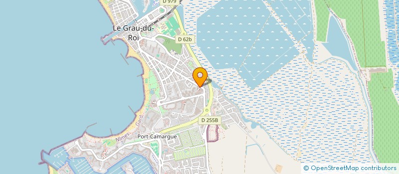 localisation de l'entreprise MONSIEUR DAMIEN CALAZEL  LE GRAU-DU-ROI