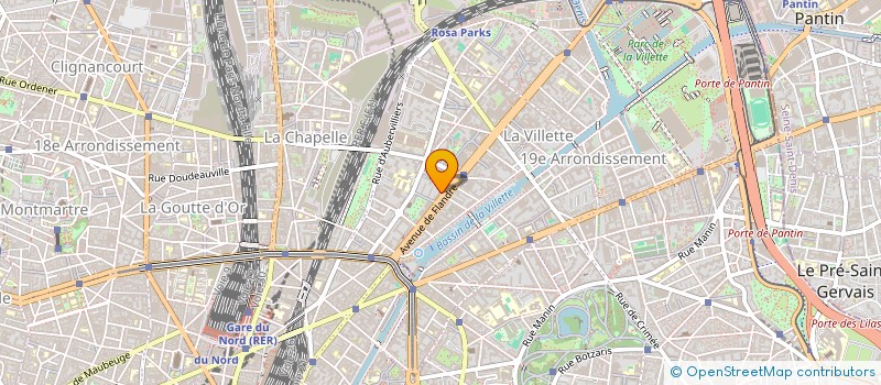 localisation de l'entreprise MONSIEUR DAMIEN CALLA  PARIS