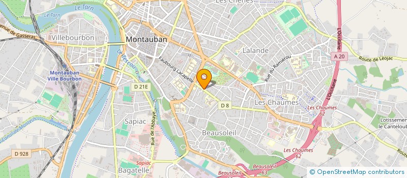 localisation de l'entreprise MONSIEUR DAMIEN CAMBEFORT  MONTAUBAN