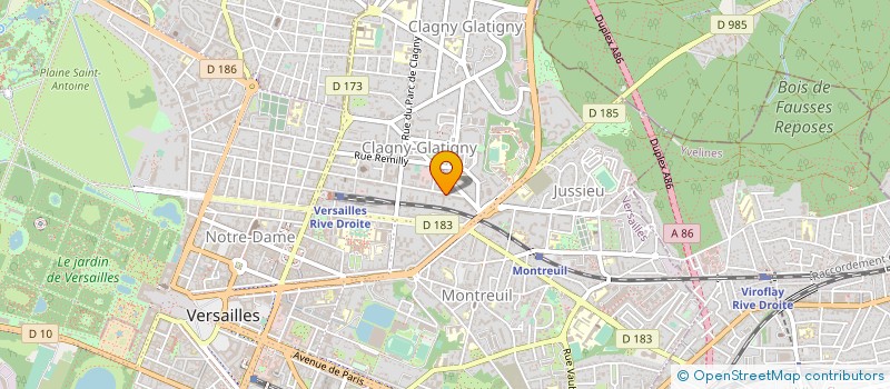 localisation de l'entreprise MONSIEUR DAMIEN CAMIER à VERSAILLES