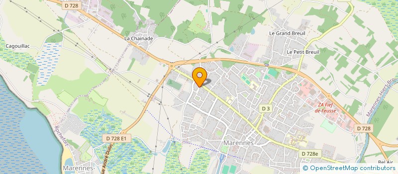 localisation de l'entreprise MONSIEUR DAMIEN CAMPAGNA à MARENNES-HIERS-BROUAGE