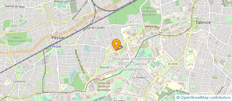 localisation de l'entreprise MONSIEUR DAMIEN CAMPAS  PESSAC