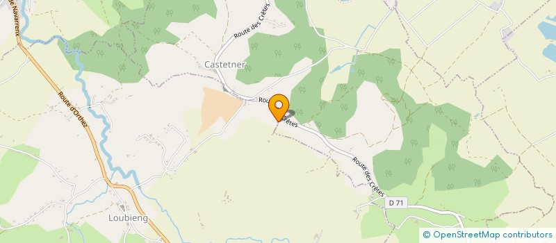 localisation de l'entreprise MONSIEUR DAMIEN CANGRAND  LOUBIENG