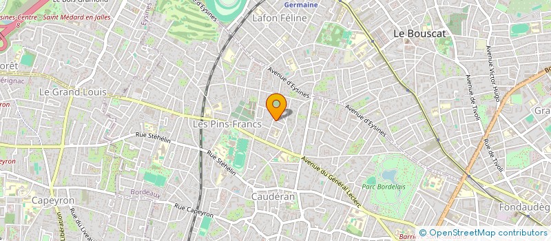 localisation de l'entreprise MONSIEUR DAMIEN CANTEGRIL à BORDEAUX