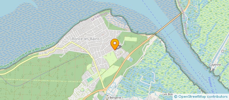 localisation de l'entreprise MONSIEUR DAMIEN CANTO  LA TREMBLADE