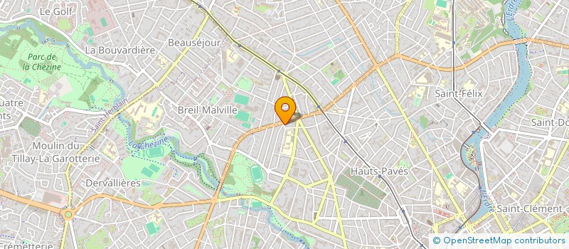 localisation de l'entreprise MONSIEUR DAMIEN CANTRELLE  NANTES