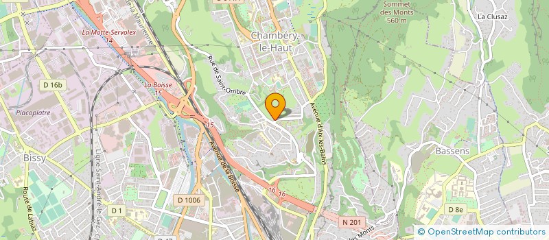 localisation de l'entreprise MONSIEUR DAMIEN CAPANA RUIZ  CHAMBERY