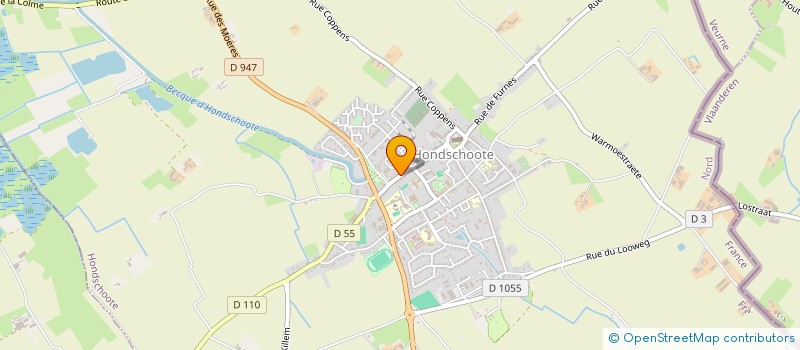 localisation de l'entreprise MONSIEUR DAMIEN CAPELAERE  GHYVELDE