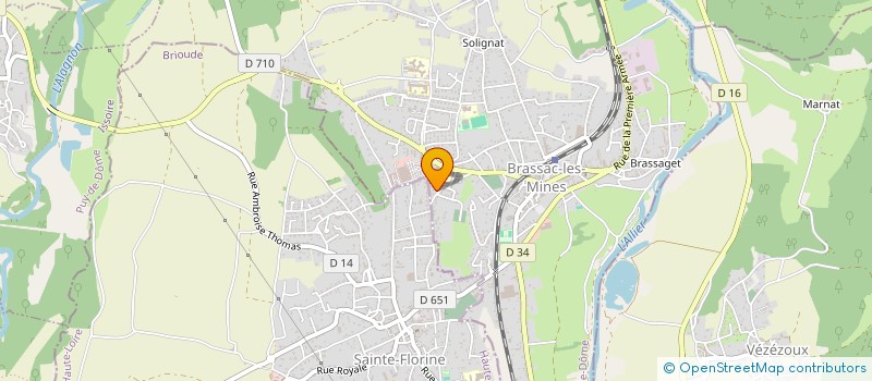 localisation de l'entreprise MONSIEUR DAMIEN CARDOSO  BRASSAC-LES-MINES