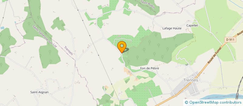 localisation de l'entreprise MONSIEUR DAMIEN CARMEILLE  TRENTELS