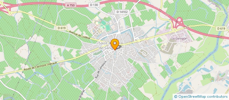 localisation de l'entreprise MONSIEUR DAMIEN CARRAL à SAINT-ANDRE-DE-SANGONIS