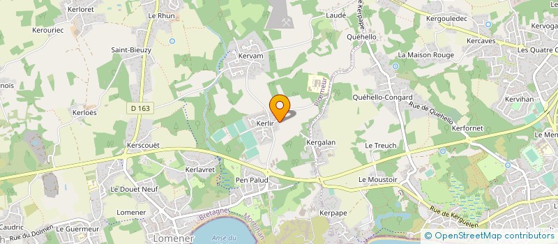 localisation de l'entreprise MONSIEUR DAMIEN CARRIOU  PLOEMEUR