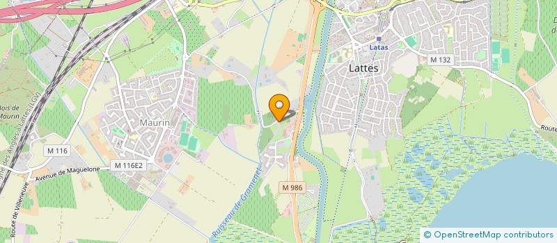 localisation de l'entreprise MONSIEUR DAMIEN CASANOVA à LATTES