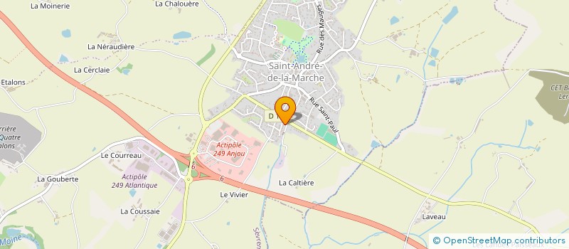 localisation de l'entreprise MONSIEUR DAMIEN CASSIN à SEVREMOINE
