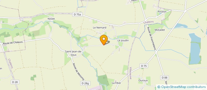 localisation de l'entreprise MONSIEUR DAMIEN CASTRO  CHALEINS