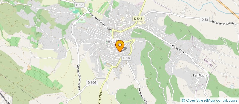 localisation de l'entreprise MONSIEUR DAMIEN CATANI à EGUILLES