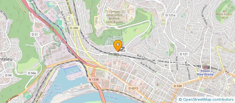 localisation de l'entreprise MONSIEUR DAMIEN CAUCHOIS à ROUEN