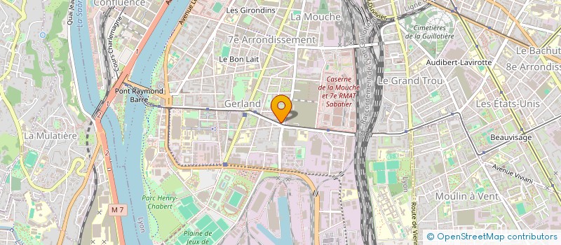 localisation de l'entreprise MONSIEUR DAMIEN CAVIGLIOLI  LYON