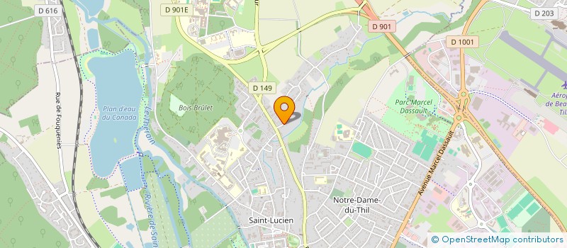 localisation de l'entreprise MONSIEUR DAMIEN CAZIER  BEAUVAIS