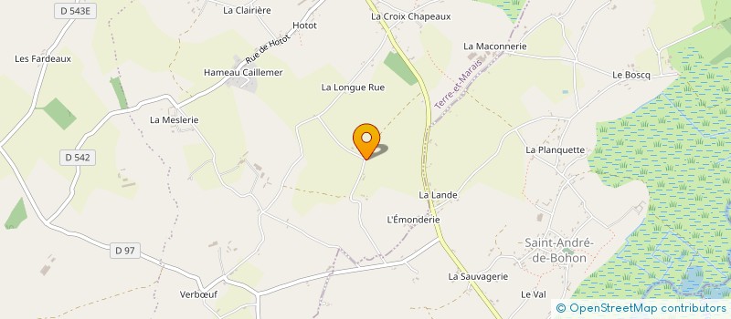 localisation de l'entreprise MONSIEUR DAMIEN CAZIN  TERRE-ET-MARAIS