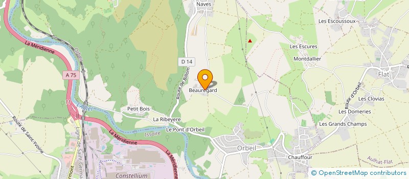 localisation de l'entreprise MONSIEUR DAMIEN CHABANNES  ORBEIL