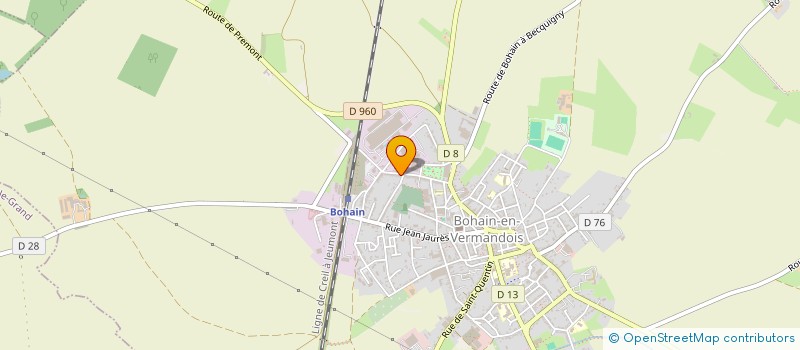 localisation de l'entreprise MONSIEUR DAMIEN CHABOCHE  BOHAIN-EN-VERMANDOIS