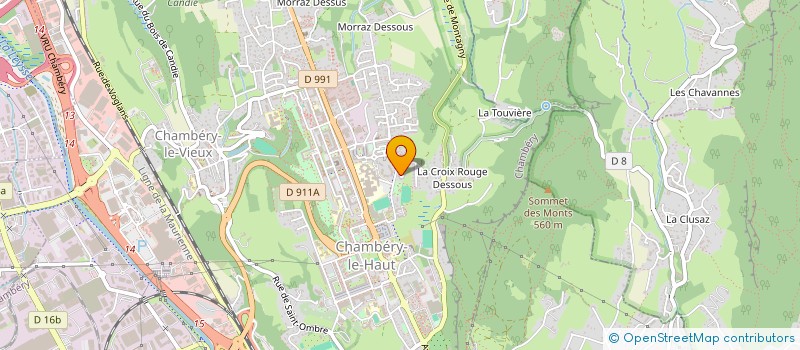 localisation de l'entreprise MONSIEUR DAMIEN CHALOT  CHAMBERY