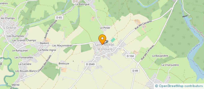 localisation de l'entreprise MONSIEUR DAMIEN CHAMBRELAN à FONTENAY LE COMTE