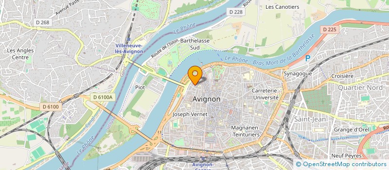 localisation de l'entreprise MONSIEUR DAMIEN CHAMPION  AVIGNON