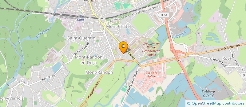 localisation de l'entreprise MONSIEUR DAMIEN CHANNAUX  LURE