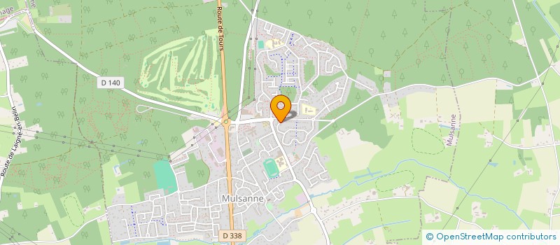 localisation de l'entreprise MONSIEUR DAMIEN CHANTEREAU  MULSANNE