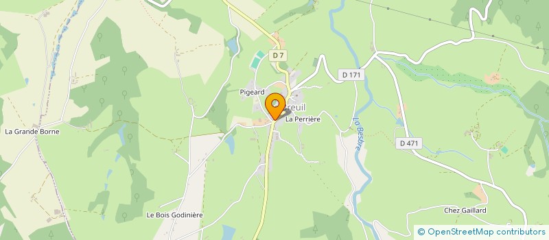 localisation de l'entreprise MONSIEUR DAMIEN CHAPALAIN  LE BREUIL