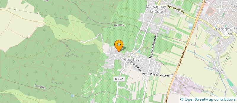 localisation de l'entreprise MONSIEUR DAMIEN CHAPPARD  COUCHEY