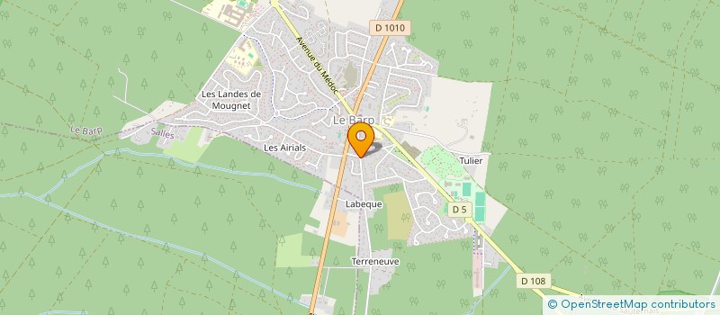 localisation de l'entreprise MONSIEUR DAMIEN CHARDON  LE BARP