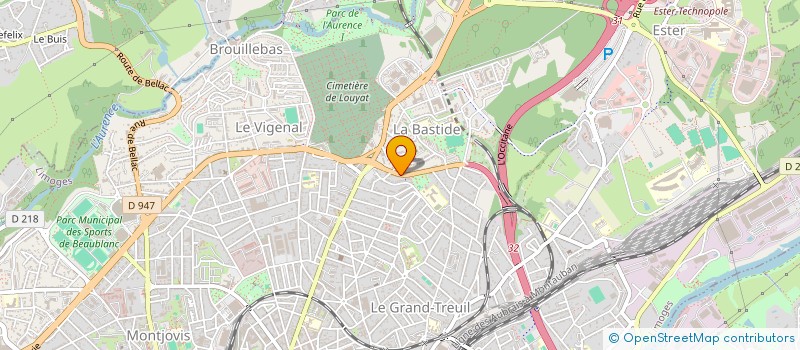 localisation de l'entreprise MONSIEUR DAMIEN CHARLES à LIMOGES