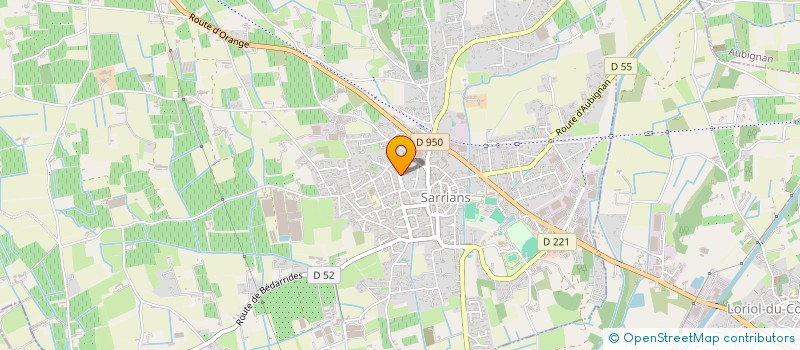 localisation de l'entreprise MONSIEUR DAMIEN CHARPENNE  SARRIANS