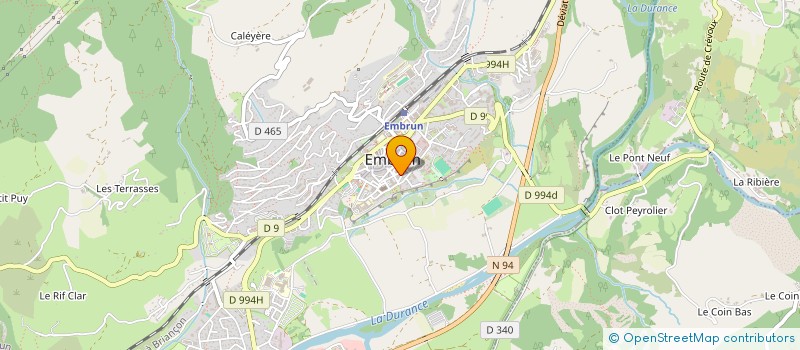 localisation de l'entreprise MONSIEUR DAMIEN CHARPIN à EMBRUN