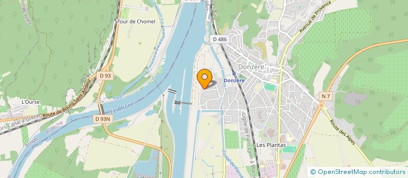 localisation de l'entreprise MONSIEUR DAMIEN CHASTANG à DONZERE