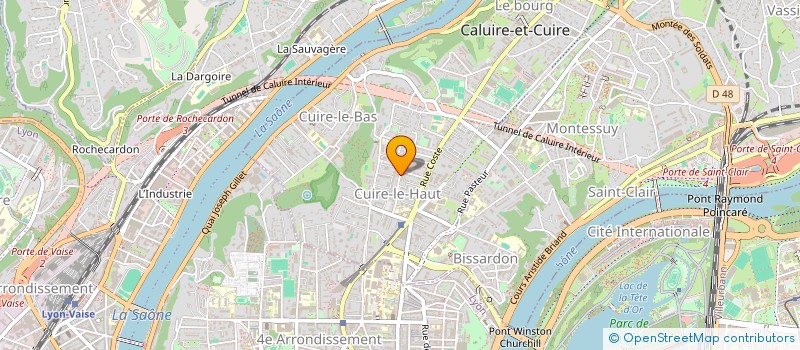 localisation de l'entreprise MONSIEUR DAMIEN CHATAILLIER à CALUIRE-ET-CUIRE