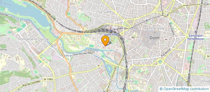 localisation de l'entreprise MONSIEUR DAMIEN CHATEL  DIJON