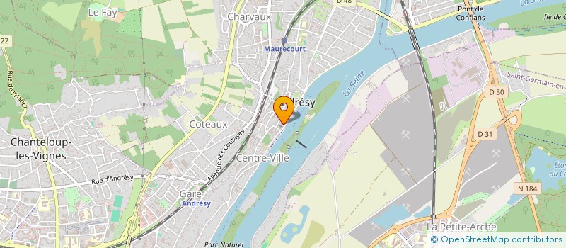 localisation de l'entreprise MONSIEUR DAMIEN CHAUTRU  ANDRESY