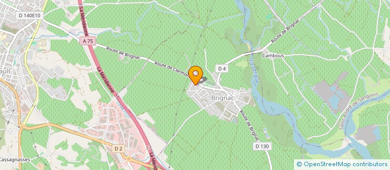 localisation de l'entreprise MONSIEUR DAMIEN CHEDMAIL  BRIGNAC