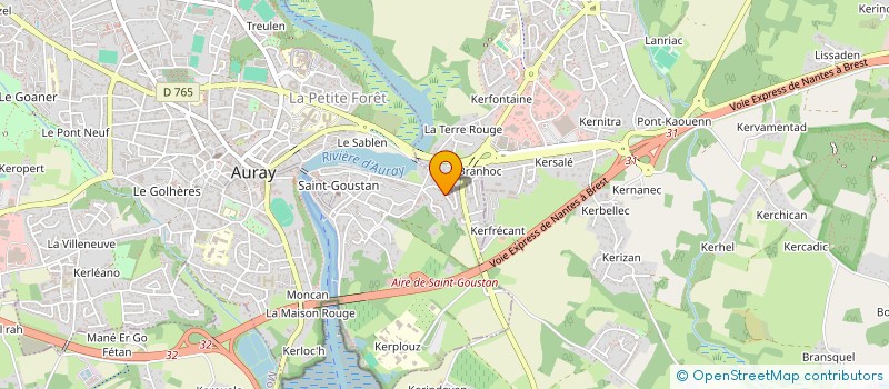 localisation de l'entreprise MONSIEUR DAMIEN CHEVALLIER  PLUNERET