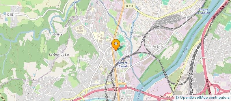 localisation de l'entreprise MONSIEUR DAMIEN CHINCHILLA  SAINT-ROMAIN-EN-GAL